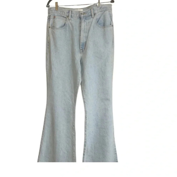 SLVRLAKE High and Dry Light Wash Indiana Flare Leg Jeans Size 31 - Picture 9 of 11